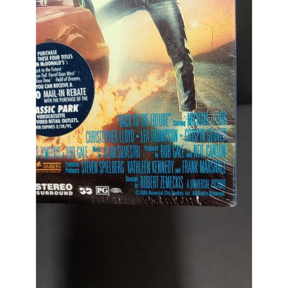 Back to the Future (VHS, 1985) McDonalds Promo NEW FACTORY SEALED - Picture 11 of 11